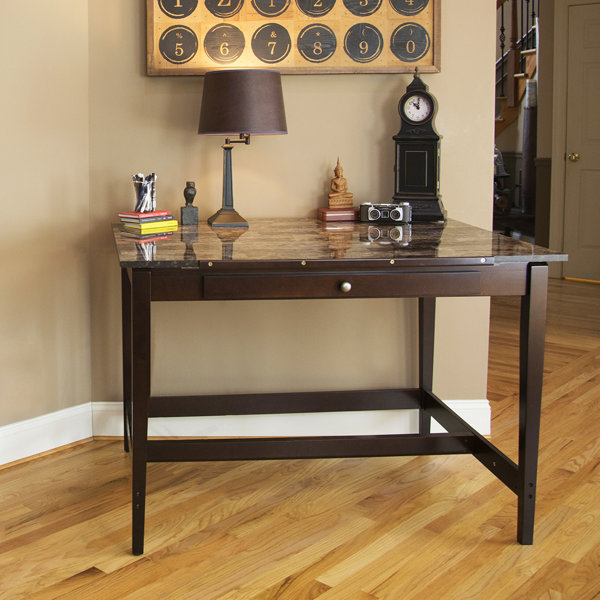 Faux Marble Top Desk Wayfair